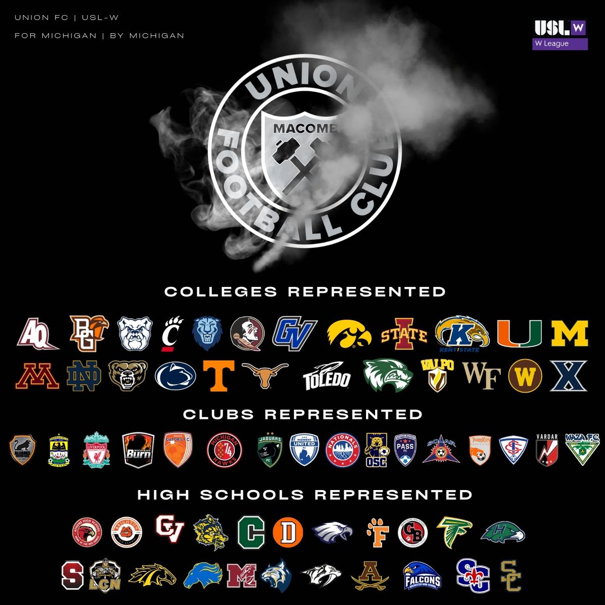 Union FC Macomb (@unionfcmacomb) on Twitter photo || UNION FC <a href="/USLWLeague/">USL W League</a> ORIGIN STORY ||
A team of amazing young women, all with unique stories, unique upbringings, and a shared passion. They represent the best together, with one commonality: they are all Michigan Girls.
Raised in our incredible state, no matter the || UNION FC <a href="/USLWLeague/">USL W League</a> ORIGIN STORY ||
A team of amazing young women, all with unique stories, unique upbringings, and a shared passion. They represent the best together, with one commonality: they are all Michigan Girls.
Raised in our incredible state, no matter the