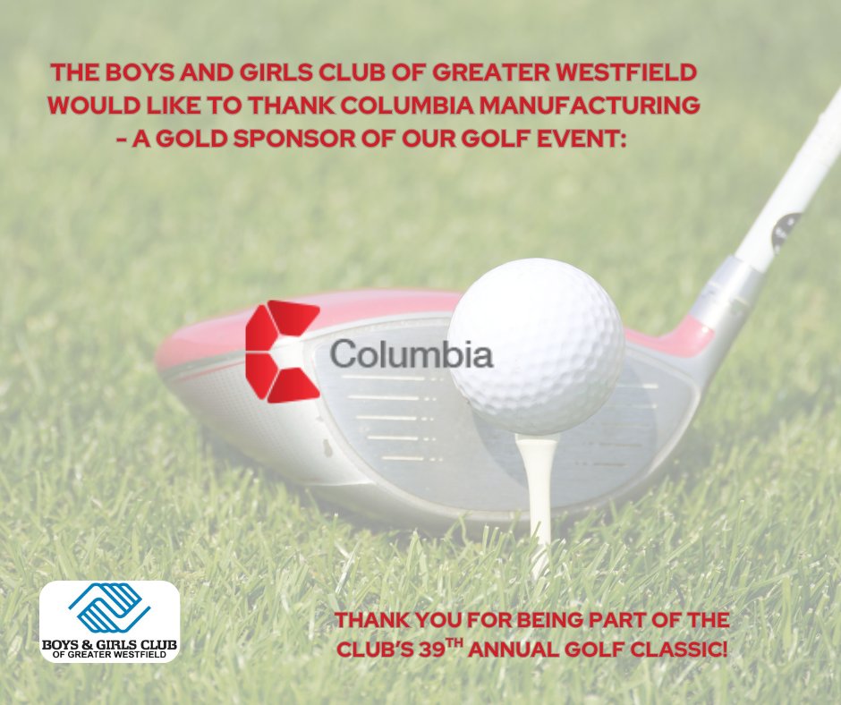 bgcwestfield's tweet photo. THANK YOU to Columbia Manufacturing, PeoplesBank and Boise Cascade for being Gold Level sponsors for the 39th Annual Golf Classic!! https://t.co/YbIHlzhHDl