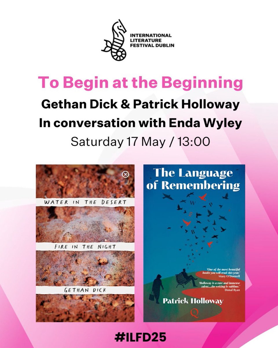 Patrick Holloway (@hollowaywriter2) on Twitter photo Really looking forward to chatting with Gethan Dick at <a href="/ILFDublin/">International Literature Festival Dublin</a>, interviewed by the brilliant Enda Wyley. Always love this festival â such a joy to be part of it and catch other great events too!
đ
ilfdublin.com/whats-on/to-beâŠ
#ILFD25 Really looking forward to chatting with Gethan Dick at <a href="/ILFDublin/">International Literature Festival Dublin</a>, interviewed by the brilliant Enda Wyley. Always love this festival â such a joy to be part of it and catch other great events too!
đ
ilfdublin.com/whats-on/to-beâŠ
#ILFD25