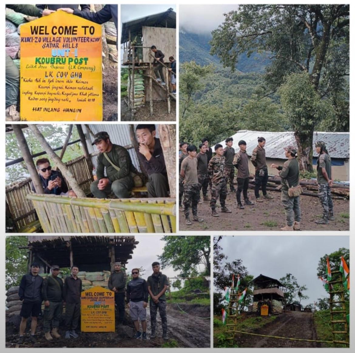 #Manipur#Koubru Post? #Kuki-Zo Village Volunteers, Sadar Hills? Who are they in Uniform? 
Is not Kuki-Zo Village Volunteers some zone ring a bell?
Who banned Meiteis cannot go through Kuki vilkages to join Shuiroy Lily Festival in Ukhrul? Name is same here , addingEastern Zone 🤔