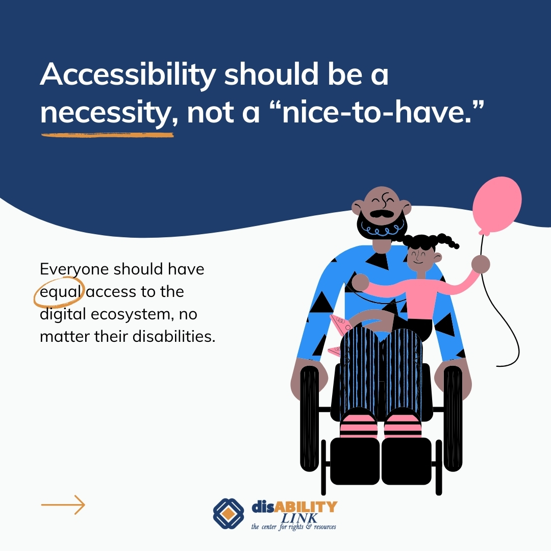 📣 Today is Global Accessibility Awareness Day! 📣 Let's build a more inclusive world where digital access is a right, not a privilege.

disABILITY LINK is committed to empowering individuals with disabilities. Learn more and get involved! ➡️ #GAAD #Accessibility #Inclusion