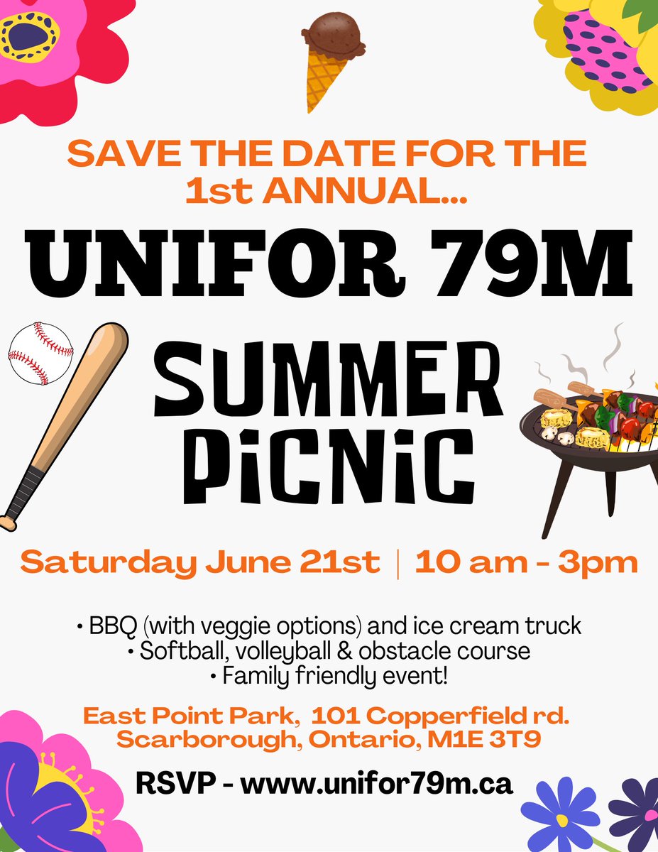 unifor79m's tweet photo. We have two very exciting events coming up next month! 🥳

Planning For Your Future Workshop - RSVP here: https://t.co/nga1XIVbE3

Summer Picnic - RSVP here: https://t.co/T9HMuOMClR https://t.co/xPJpa7dj9B