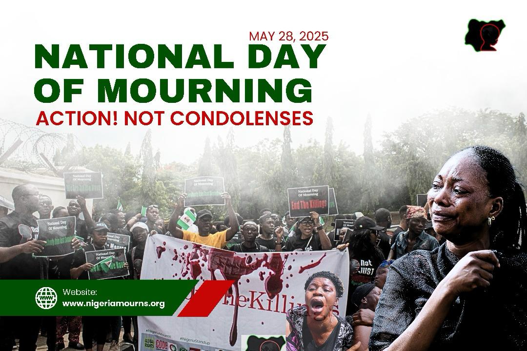 NigeriaMourns's tweet photo. Every May 28th, Nigerians mark the National Day of Mourning #NDOM—not just to grieve, but to rage, resist, and demand action from the government.
To the @NigeriaGov:
These victims were not just numbers. They were Fathers, Mothers, Children, and Dreams cut short. Their lives mattered.
- Stop the killings NOW!
- Bring the murderers to justice!
- Protect our citizens—it’s your duty!
To every #Nigerian:
- Stand for the dead.
- Fight for the living.
- SPEAK UP and demand for security.
#NDOM2025
#SecureNigeria
#OneDeathTooMany