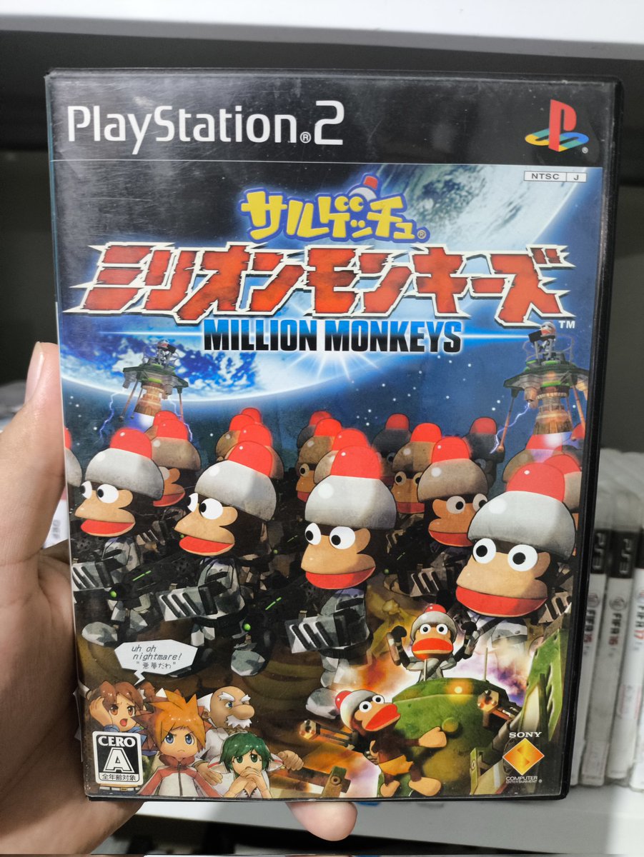 _Duck_Games's tweet photo. Ape scape Million monkeys PS2 

#ps2 #playstation2 #gaming #retro #gamers #videogames #nostalgia #ps2classics #playstation #gamerlife #gameon #ps2games #consolegaming #gamecollection #classicgames #gameconsole #gameart https://t.co/6wSL9hX1XT