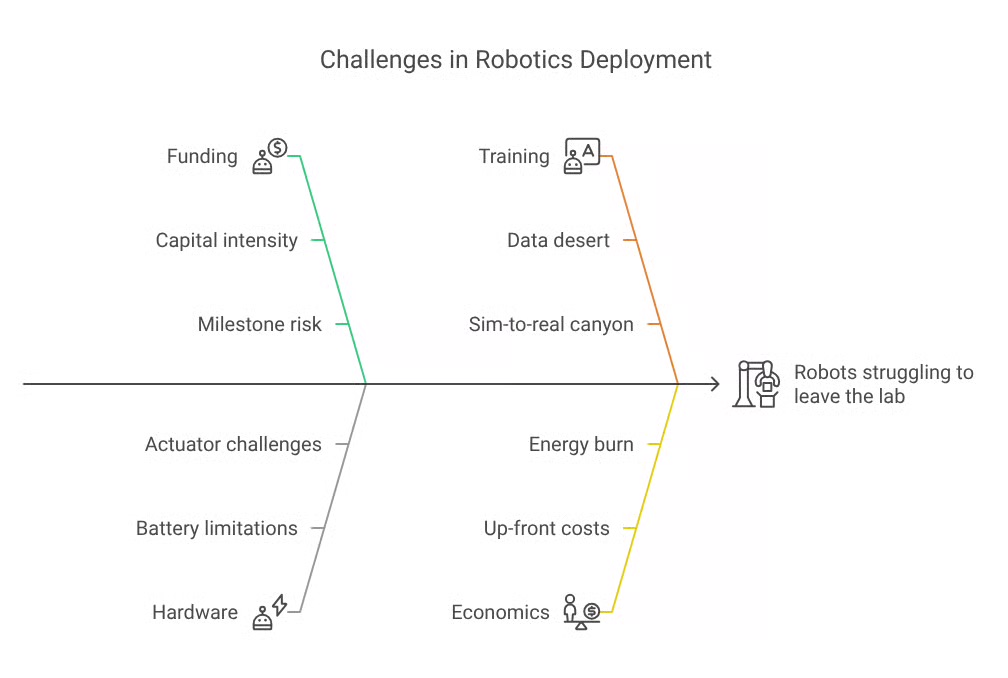 ForwardFuture's tweet photo. Robots look amazing in the demo.

Then trip over a curb IRL.

The robotics revolution is stalling in all the boring, messy places: frozen floors, fragile mugs, bad unit economics.

Curious what it’ll take to bridge the sim-to-real gap? 

This one’s worth your time.👇 https://t.co/X1iTyI1zv7