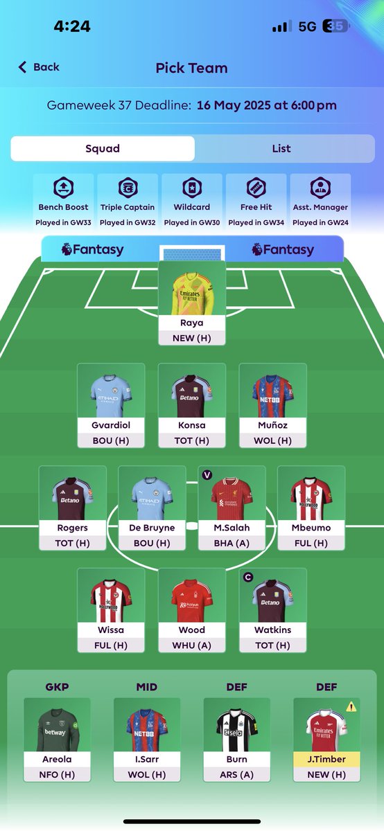 Mattyy_lfc's tweet photo. @SuleimanFPL Watkins, I’m 75 clear at the top of a paid league would you make any changes? https://t.co/BCeJNR9gzx