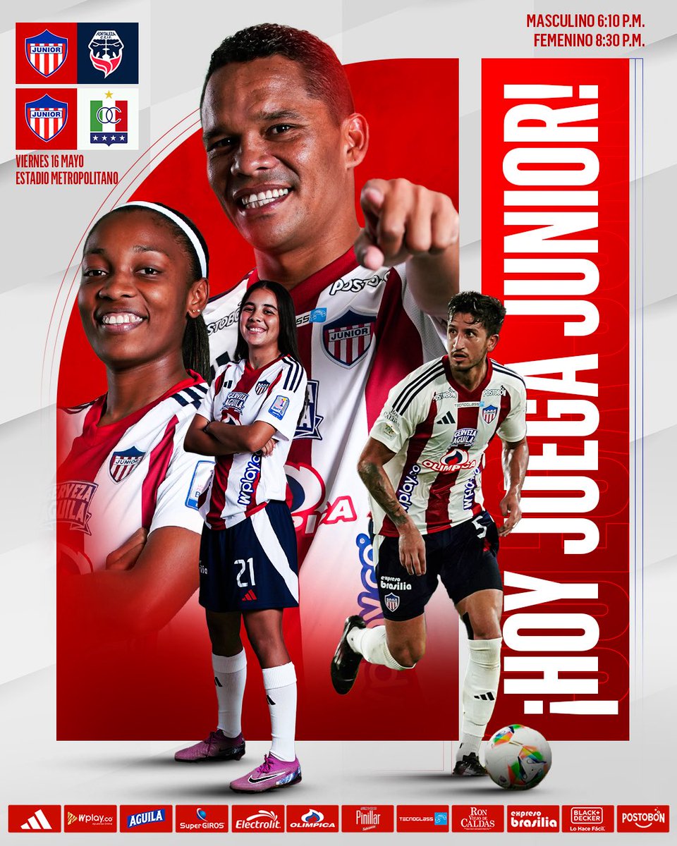 DlaRans_'s tweet photo. 🎟️🎟️🎟️🎟️ PARTICIPA POR 4 BOLETAS NORTE PARA IR HOY A VER EN EL ESTADIO METROPOLITANO…

JUNIOR 🔴⚪️🦈 ANTE FORTALEZA !

Sorteo 🕒 3:00 PM

Condiciones…

🔹 Seguir a tu cuenta amiga @DlaRans_ 
🔹 Hacerle RT a esta post.

Buena suerte para todos ! https://t.co/voYPyy5dRt