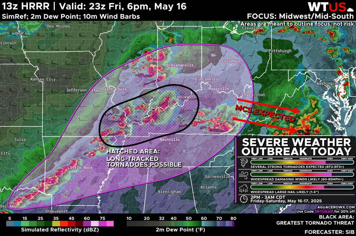 Us Tornado Forecast Map A New Dangerous Severe Weather And Tornado