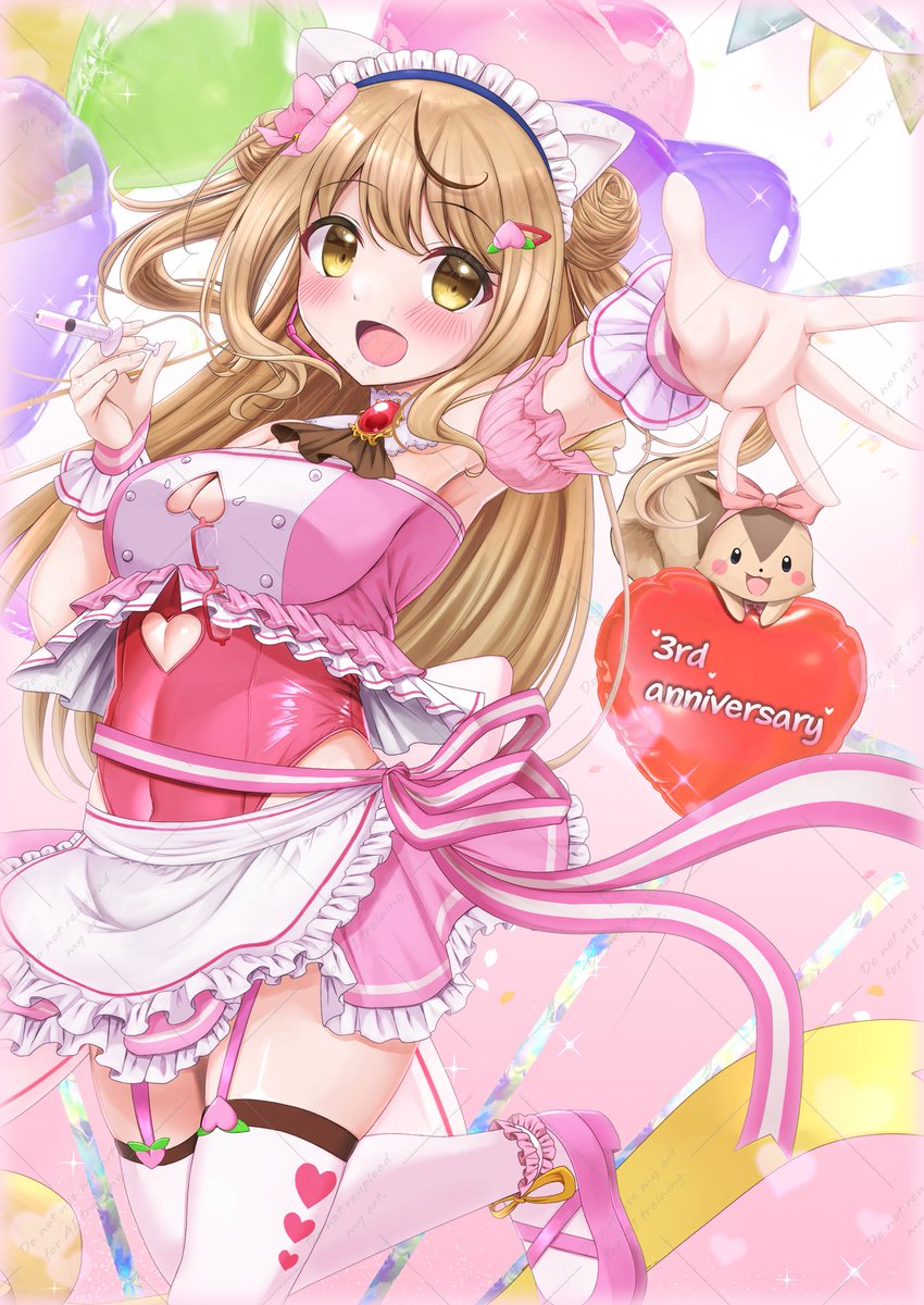 mikuru_room's tweet photo. ·̩̩̥͙**•̩̩͙✩•̩̩͙*˚ デビュー3周年 ˚*•̩̩͙✩•̩̩͙*˚*·̩̩̥͙
〖この瞬間をキミと
迎える事ができて幸せだよ⋆✦〗
🎨Illusted by #_RaPie_
お祝いの 💖♻️💬待ってるね☝🏻⸒⸒
#一枚絵公開
#IRIAMライバーでも拡散されたい
⋱ 永遠不滅のキラキラメイドル⋰ https://t.co/LaCTvQP7SM