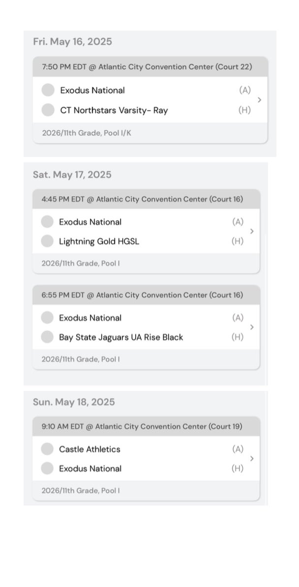 Come see me and my Exodus 17u National team kill at Atlantic City this weekend !! 

@Exoduhoops <a href="/KPannell71/">“KP”</a> <a href="/CoachSchollNCSA/">Nicole Scholl</a>