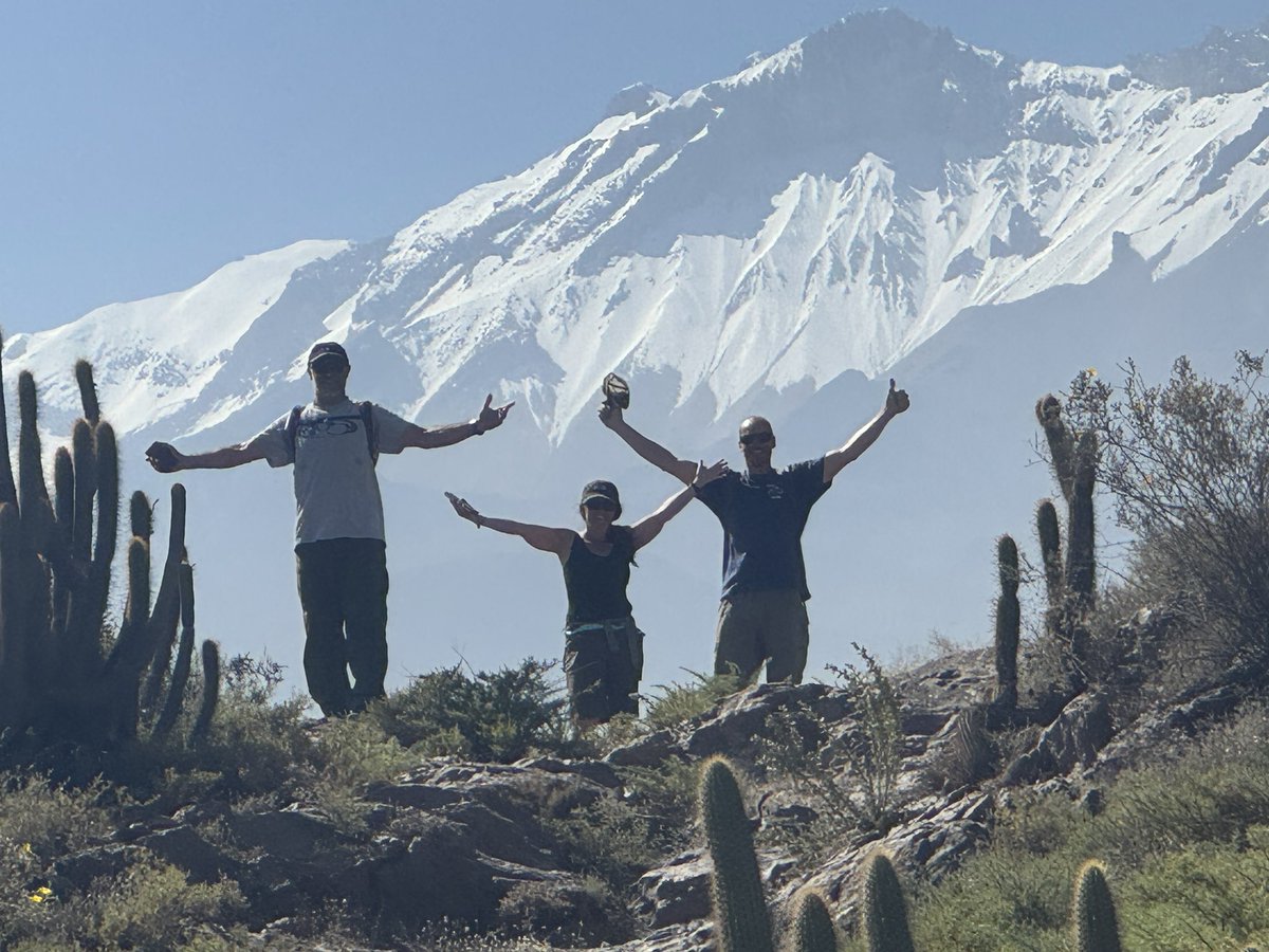 Cha channi at 19,900 ft looks down. #peru