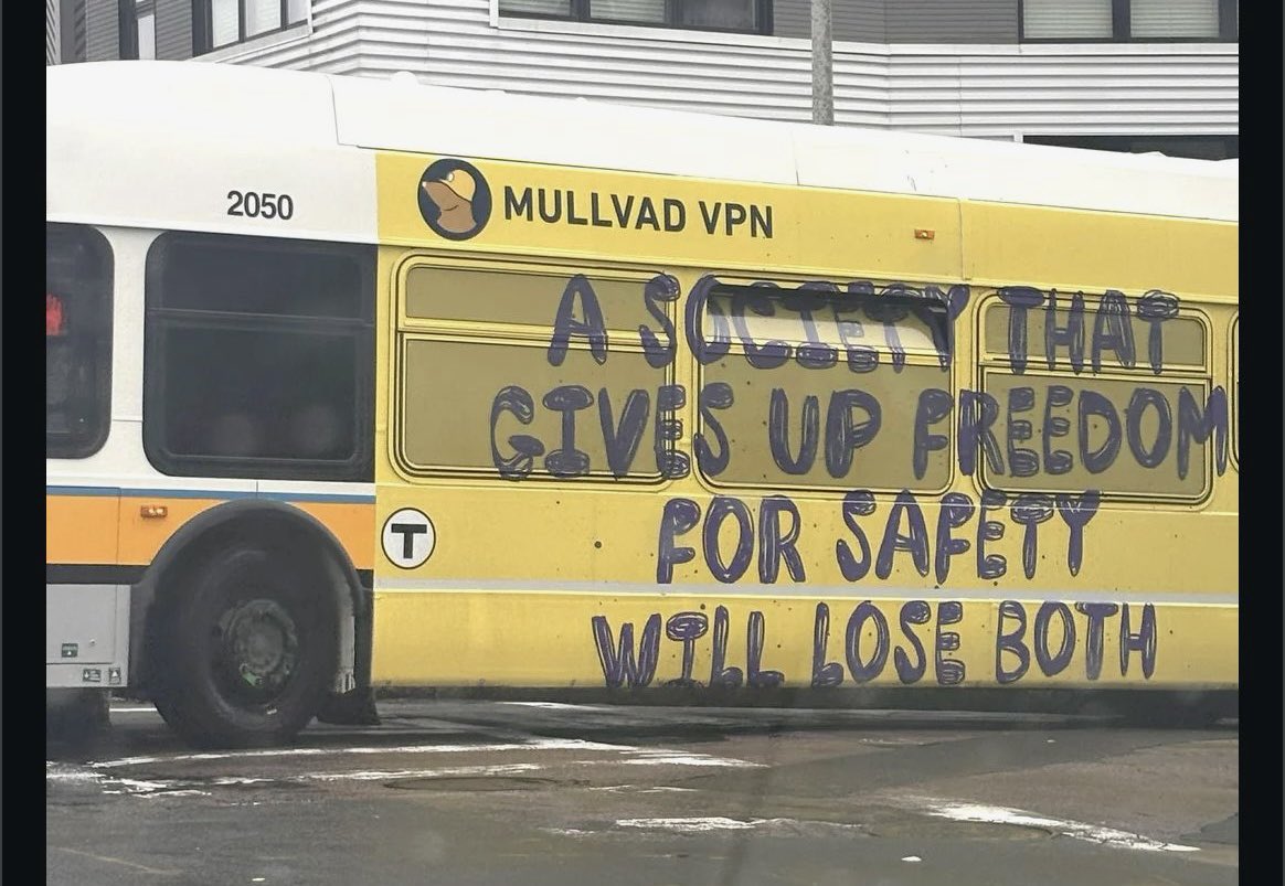 Ian Major ⚡️ 🌋 (@ian__major) on Twitter photo .<a href="/mullvadnet/">Mullvad.net</a> just out here doing the lord’s work. I wonder about the marketing ROI but absolutely salute the effort 🫡 .<a href="/mullvadnet/">Mullvad.net</a> just out here doing the lord’s work. I wonder about the marketing ROI but absolutely salute the effort 🫡