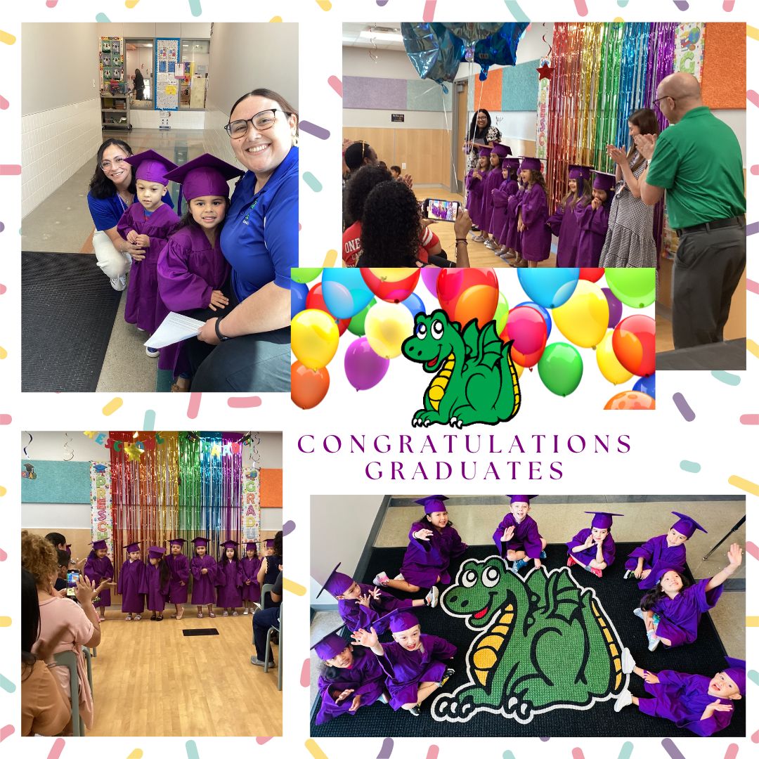 This week, we had promotion ceremonies. Congratulations to all our preschoolers who will be moving on to pre-k and kindergarten. We will miss you all.