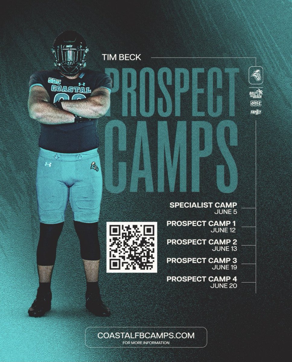Brendan Sochor (@brendansochor27) on Twitter photo Thanks Coach <a href="/coachclayisbell/">Clay Isbell</a> and <a href="/CoastalFootball/">Coastal Football</a> for inviting me to your specialists camp! Can’t wait to dominate!
<a href="/Coach_Kreider/">Matt Kreider</a> <a href="/LenapePrideClub/">Lenape Football Pride Club</a> <a href="/LenapeFootball/">Lenape Football</a> Thanks Coach <a href="/coachclayisbell/">Clay Isbell</a> and <a href="/CoastalFootball/">Coastal Football</a> for inviting me to your specialists camp! Can’t wait to dominate!
<a href="/Coach_Kreider/">Matt Kreider</a> <a href="/LenapePrideClub/">Lenape Football Pride Club</a> <a href="/LenapeFootball/">Lenape Football</a>