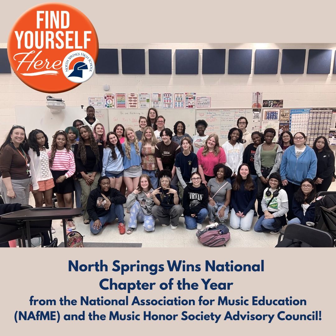 We are thrilled to share the exciting news that our Tri-M Music Honor Society chapter has been named the National Chapter of the Year by the National Association for Music Education (NAfME) and the Music Honor Society Advisory Council!

Out of more than 2,100 chapters across the