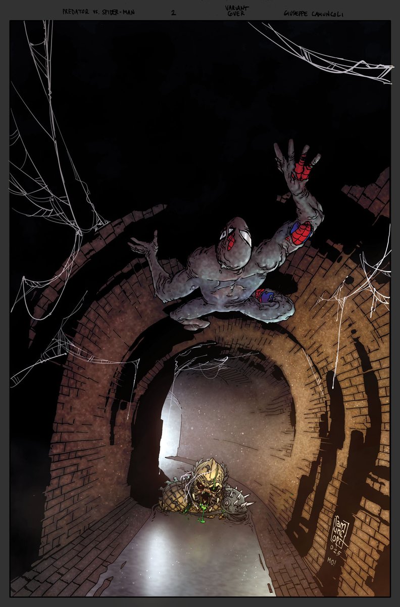 Predator vs. Spider-Man #2 Variant
Pencils/Inks by Giuseppe Camuncoli
Colors by Morry Hollowell

Gotta keep that body temperature down!

#predator #spiderman 
#marvelcomics #marveluniverse #marvelart
#giuseppecamuncoli #collaboration