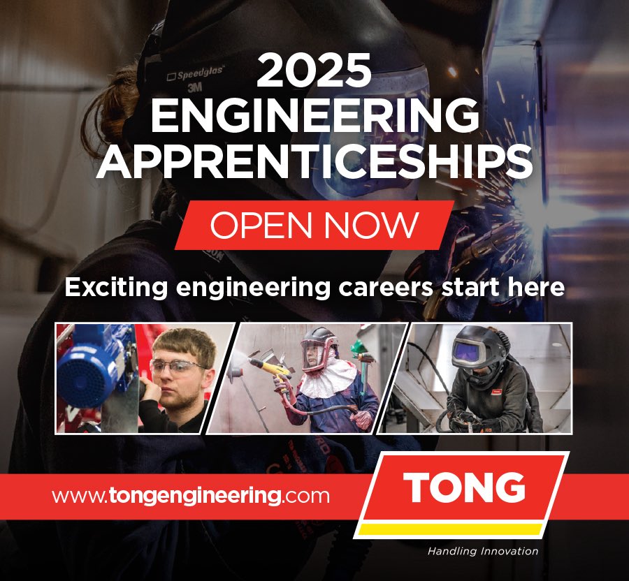 ♦️ WE’RE HIRING ♦️

Applications for Tong’s 2025 #Apprenticeship Scheme are now open! 👍🏼 

Kickstart your career in engineering with hands-on training &amp; professional mentorship whilst gaining a recognised qualification 🙌🏼

Apply now: tongengineering.com/careers/
#EngineeringCareers