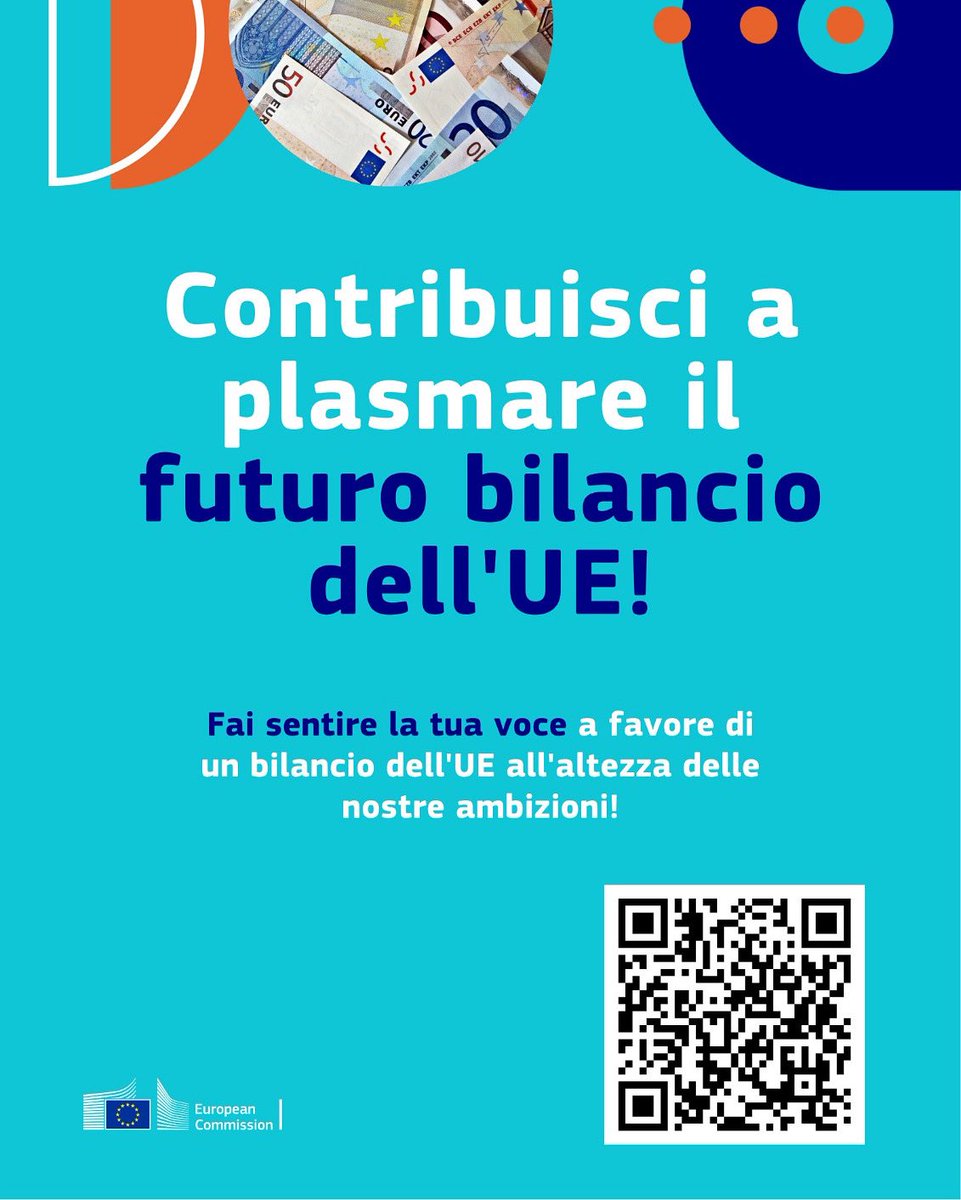 Abbiamo selezionato a caso 150 cittadini da tutti i 27 Stati membri per aiutarci a definire il futuro Bilancio dell'UE. 
Loro elaboreranno le loro raccomandazioni, e anche tu puoi dire la tua! 🇪🇺