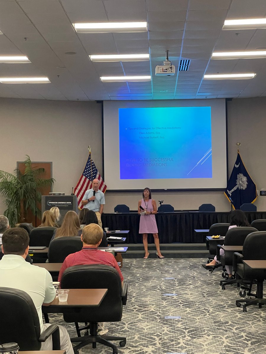 scwcea's tweet photo. Just wrapped up our last session! Now onto “Tips for Meditation”—the final session before lunch at the SCWCEA One Day Seminar! #SCWCEA #OneDaySeminar #WorkersComp #MediationTips #ProfessionalDevelopment https://t.co/7TjFoJ4Wa8