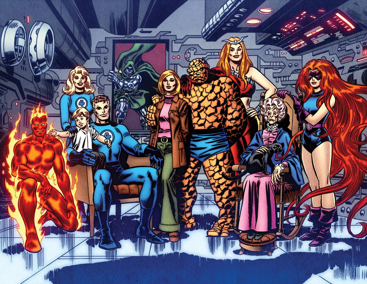 Fantastic Four #1 (2025) Hidden Gem Variant
Pencils/Inks by John Buscema
Colors by Morry Hollowell

FF family with John Buscema! So cool!

#fantasticfour #thing
#mrfantastic #invisiblewoman
#humantorch #drdoom
#medusa #thundra
#franklinrichards #agathaharkness