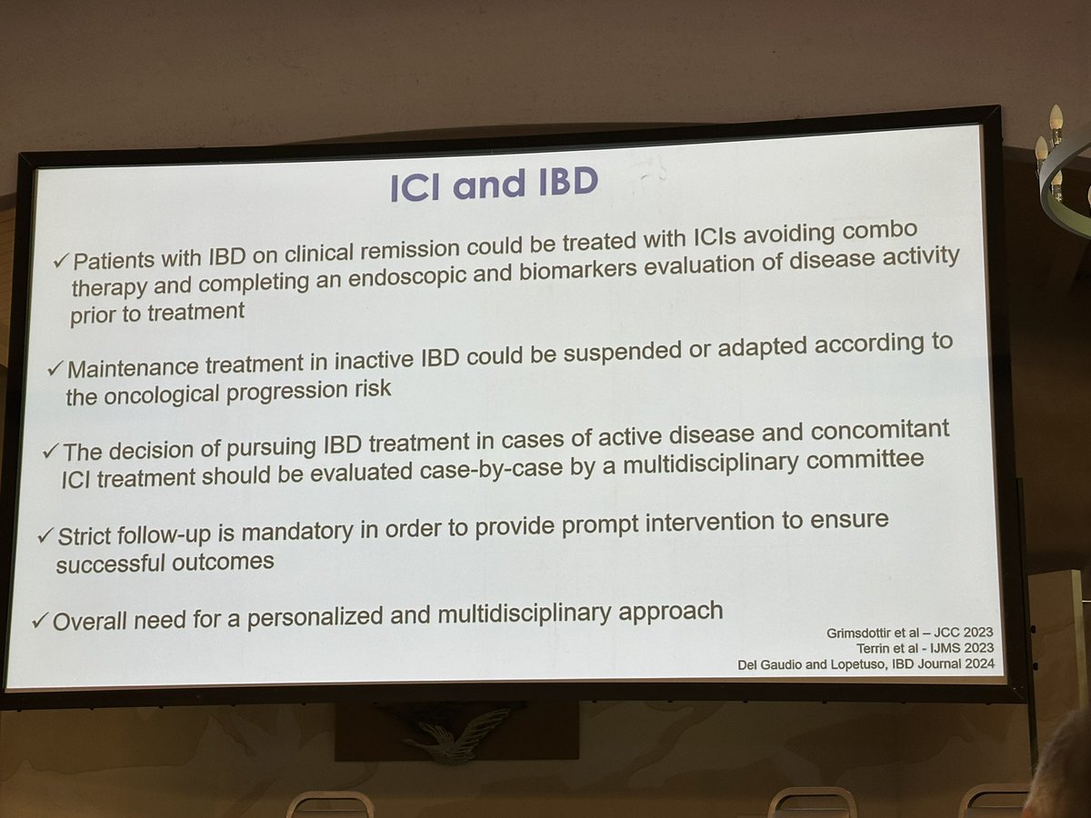 Beatriz Gros (@bealoquebea) on Twitter photo Checkpoint inhibitor induced colitis nicely reviewed by <a href="/LRLopetuso/">Loris Lopetuso</a> at 5 Nations IBD meeting Checkpoint inhibitor induced colitis nicely reviewed by <a href="/LRLopetuso/">Loris Lopetuso</a> at 5 Nations IBD meeting