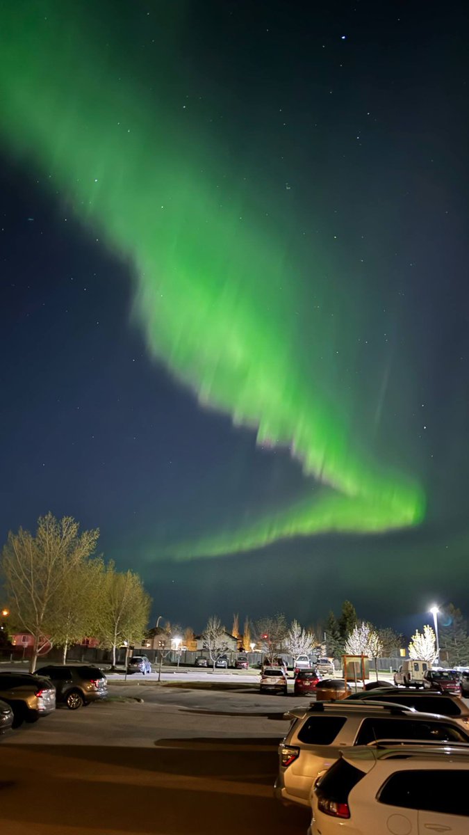 HouckisPokisewx's tweet image. Pic of the day; Aurora Borealis last night over Fort McMurray AB pic taken by Brandy Small