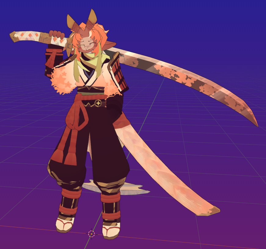 CLAlRD3LUN3's tweet photo. >>took a small break from modelling to model anyway heres my monster hunter oc [private]
#vrchatavatar https://t.co/6T1xmxPeGU