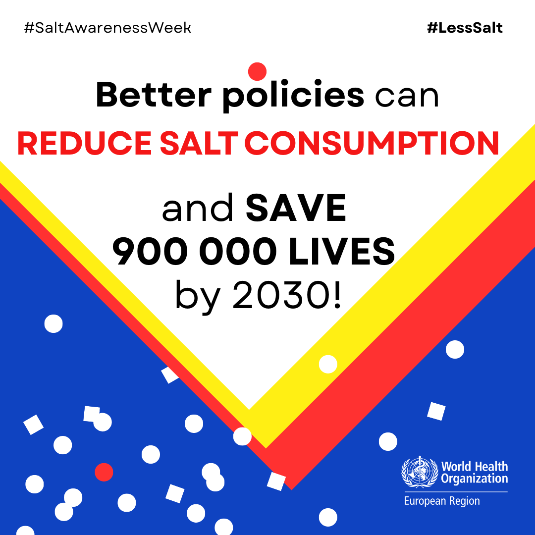 WHO_Europe's tweet image. Effective interventions, like food reformulation, public food procurement policies, and front-of-pack labels can reduce #salt consumption and related deaths from #cardiovascular diseases. 

Learn more: bit.ly/4jcgMYl
 
#SaltAwarenessWeek
