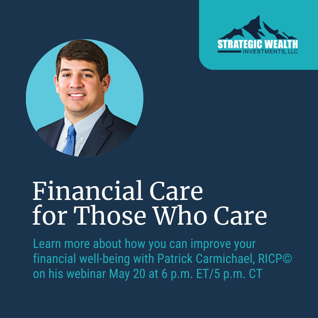 Join TNA Partner Strategic Wealth Investments for a free webinar with fiduciary financial expert Patrick, who specializes in helping nurses build personalized financial and retirement plans.

Register: bit.ly/3F7nrVF