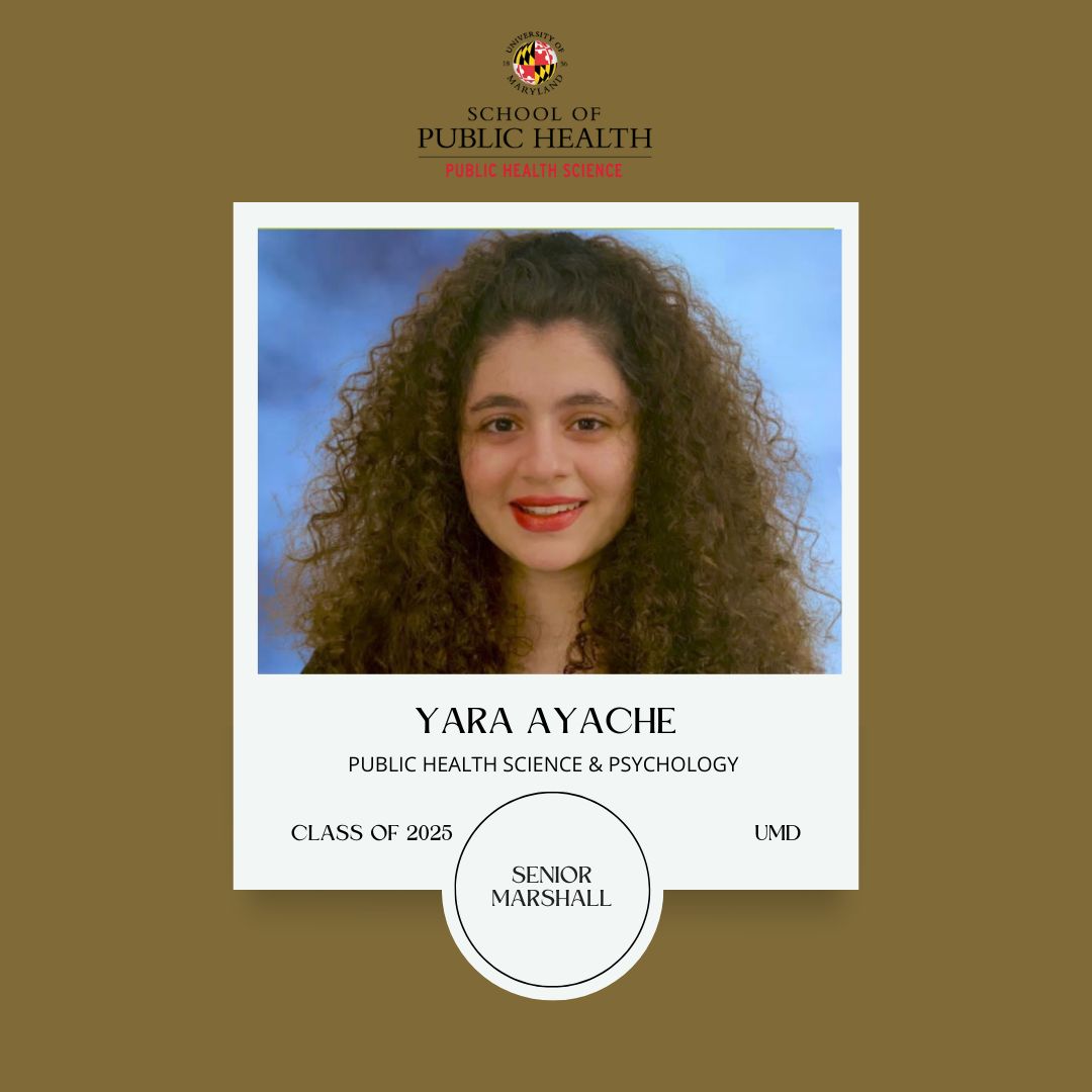 🎉 Congratulations to our newly announced Public Health Science Senior Marshals! These students represent the highest levels of scholarship, service, involvement, and personal growth. We’re proud to have them represent the Class of 2025! 👏🎓 #PHSCSeniorMarshals #UMD2025 (2/2)