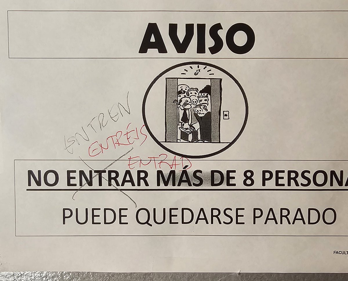 Hoy, en discusiones de la facultad de comunicación...