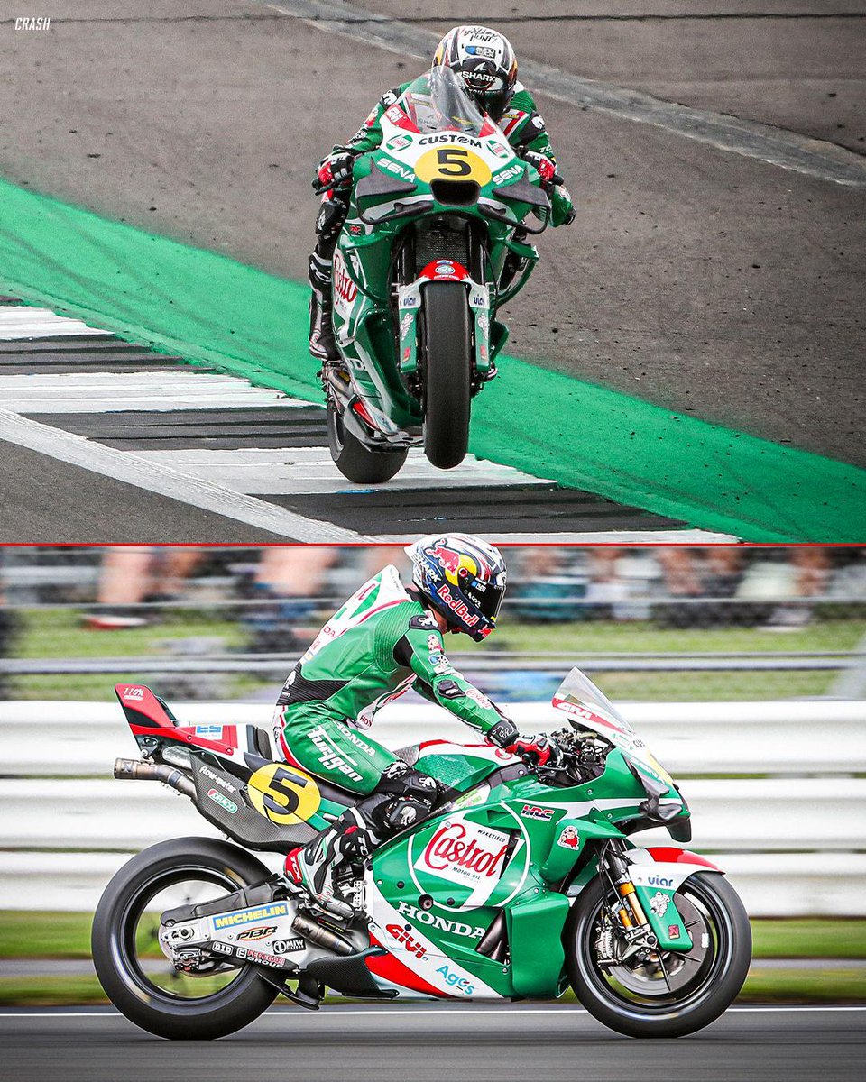 crash_motogp's tweet photo. Johann Zarco's retro Castrol Honda livery from Silverstone last year 😍

#MotoGP #BritishGP https://t.co/yYjMSC8RTt