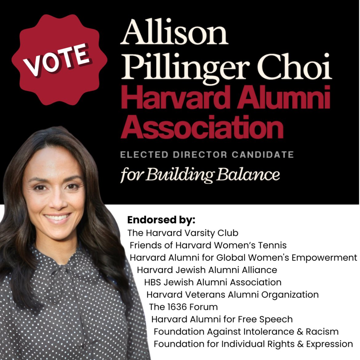 Help me reinvigorate the uplifting power of viewpoint diversity &amp; academic freedom *from within.* As an Elected Director, I’d work alongside HAA colleagues to expand the representation of diverse perspectives we have in our alumni community! Vote here: lnkd.in/eNC3dFhD