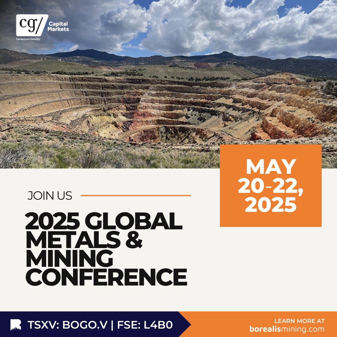 Borealis Mining (TSXV: BOGO.V | FSE: L4B0) (@borealismining) on Twitter photo 🎰 Next stop: Las Vegas 🎰
Borealis Mining is heading to <a href="/CG_Driven/">Canaccord Genuity</a>'s Global Metals & Mining Conference on May 20, 2025.
We’re excited to connect with investors, share our latest updates, and be part of the conversation shaping the future of mining.
For more about the event, 🎰 Next stop: Las Vegas 🎰
Borealis Mining is heading to <a href="/CG_Driven/">Canaccord Genuity</a>'s Global Metals & Mining Conference on May 20, 2025.
We’re excited to connect with investors, share our latest updates, and be part of the conversation shaping the future of mining.
For more about the event,