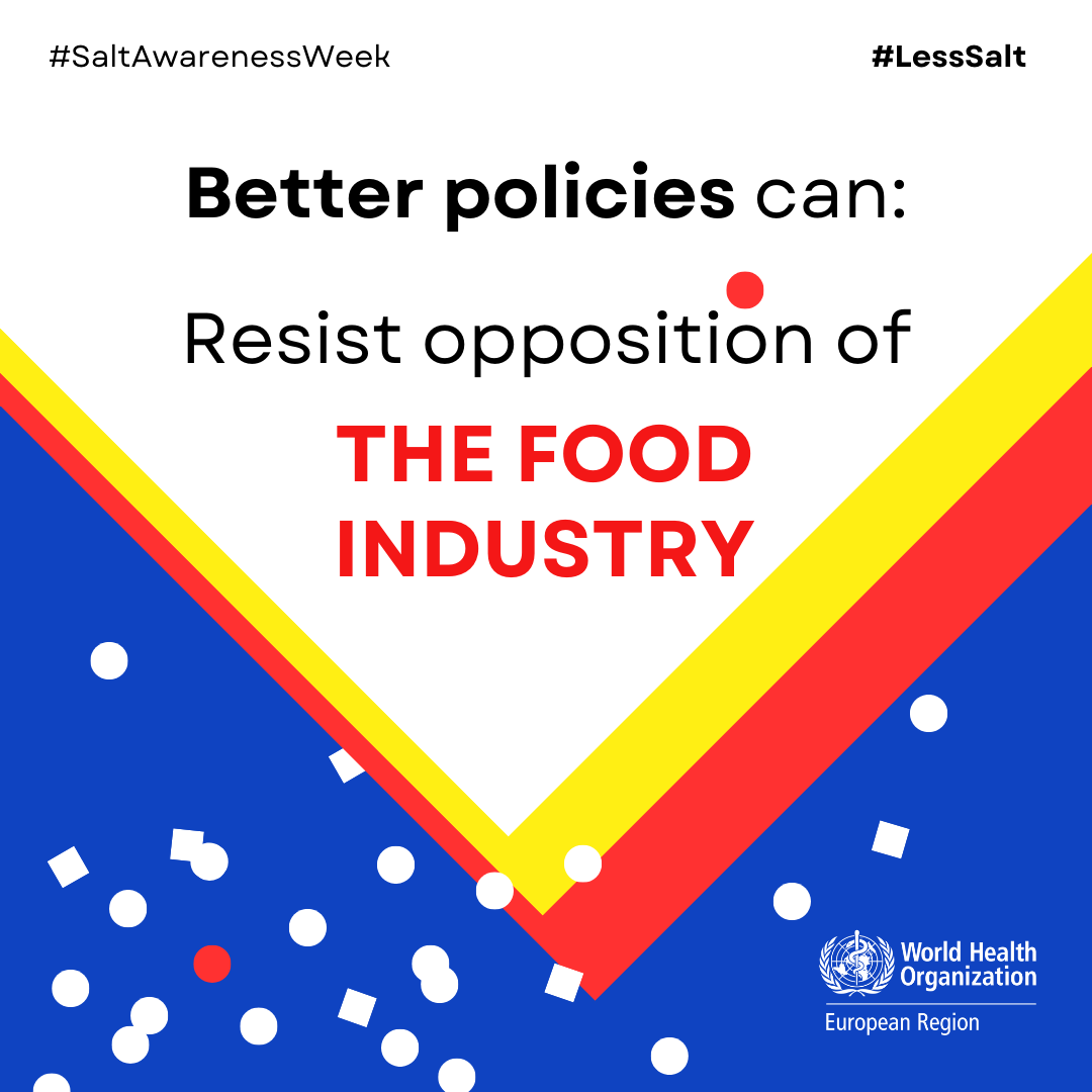 WHO_Europe's tweet image. Effective interventions, like food reformulation, public food procurement policies, and front-of-pack labels can reduce #salt consumption and related deaths from #cardiovascular diseases. 

Learn more: bit.ly/4jcgMYl
 
#SaltAwarenessWeek