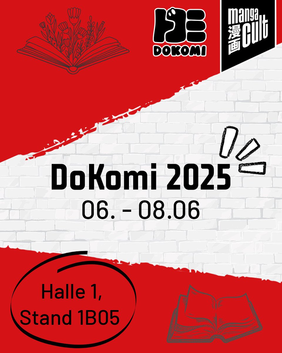 Sehen wir uns auf der DoKomi? Wir sind auf jeden Fall dabei und haben auch einige Messe-Specials im Gepäck, die du exklusiv auf der DoKomi erhalten kannst! Über diese werden wir dich noch in den kommenden Wochen informieren 👀

Hier findest du uns: Halle 1, Stand 1B05
