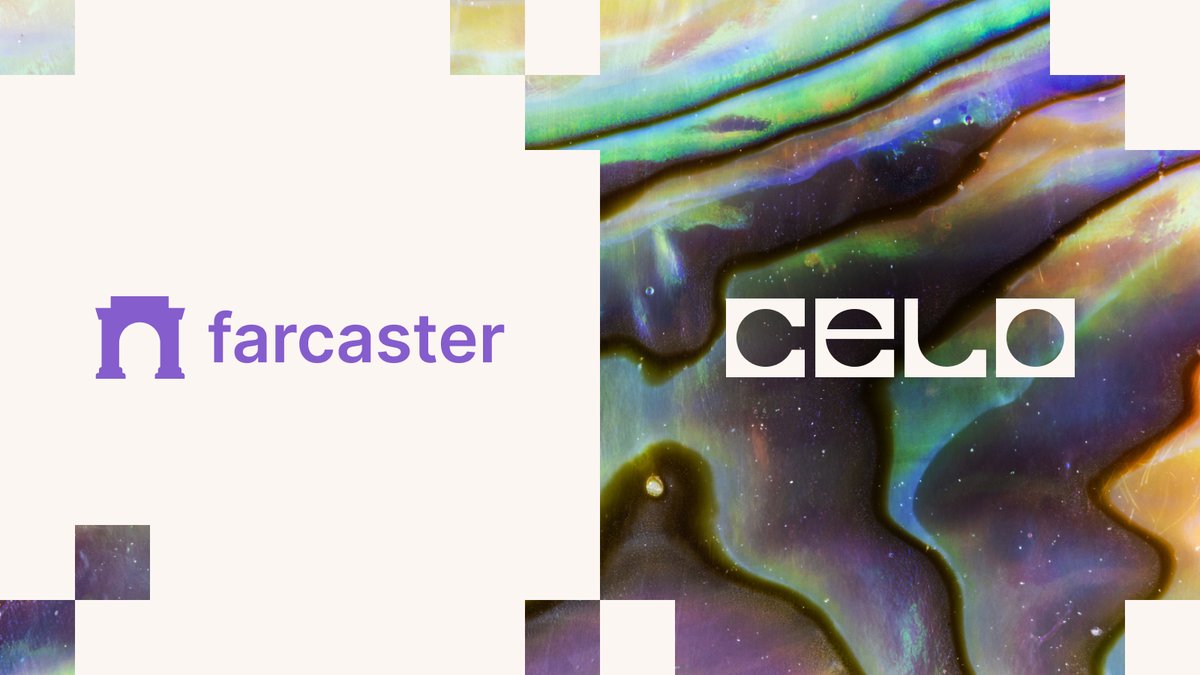 🚨 Celo is now live on the <a href="/farcaster_xyz/">Farcaster</a> wallet!

Users can send, swap &amp; use Celo-native assets in Farcaster Mini Apps. To get users started, @CeloPG supplied 50K CELO to 3K users! 🙌

🧵 Keep reading for how to check &amp; engage with new Farcaster Mini Apps live on Celo ↓