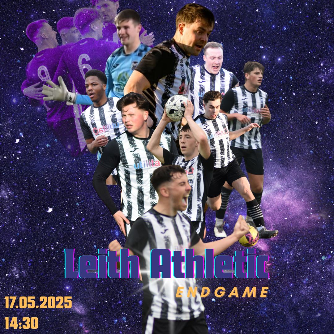 CALLING ALL HIBS FANS 🇳🇬

Come along to Meadowbank stadium after the rangers match and watch Leith Athletic v Arniston Rangers at 2.30pm in a crucial last league game.

Show your Hibs season ticket and get in for a fiver! Kids under 16 free with adult ⚫️⚪️

#Persevere