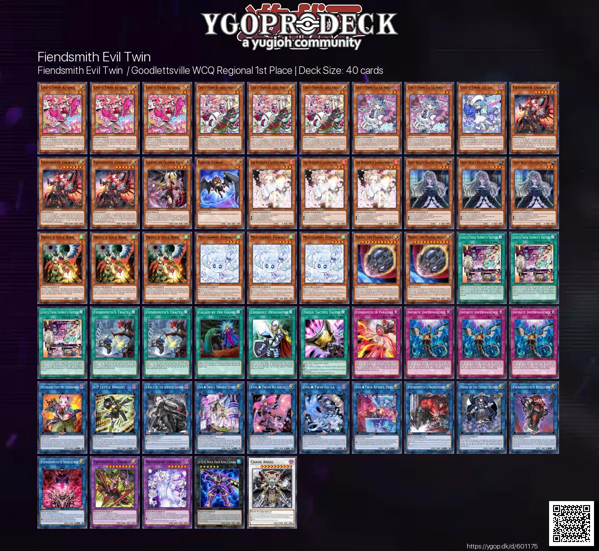 Yu-Gi-Oh! Deck of the Week - Fiendsmith Evil Twin https://t.co/jPYzCHzg4T 1,112 0 #yugioh #yugiohtcg Yu-Gi-Oh! Deck of the Week - Fiendsmith Evil Twin https://t.co/jPYzCHzg4T 1,112 0 #yugioh #yugiohtcg