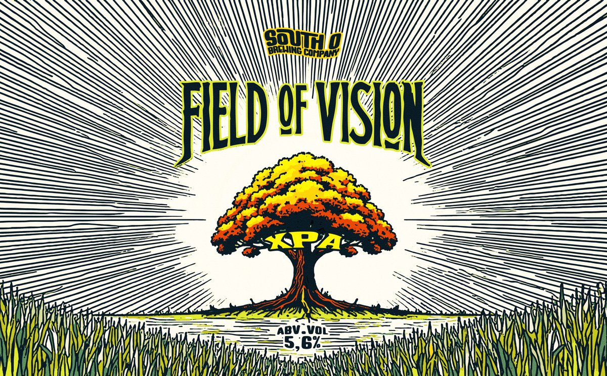 👁️‍🗨️NEW RELEASE👁️‍🗨️

FIELD OF VISION
STYLE: XPA
ABV: 5.6%
HOPS: RIWAKA, CASHMERE CGX, MOSAIC CRYO, SABRO INCOGNITO, SIMCOE HYPERBOOST

Available in our taproom and our online store southobrewingco.com