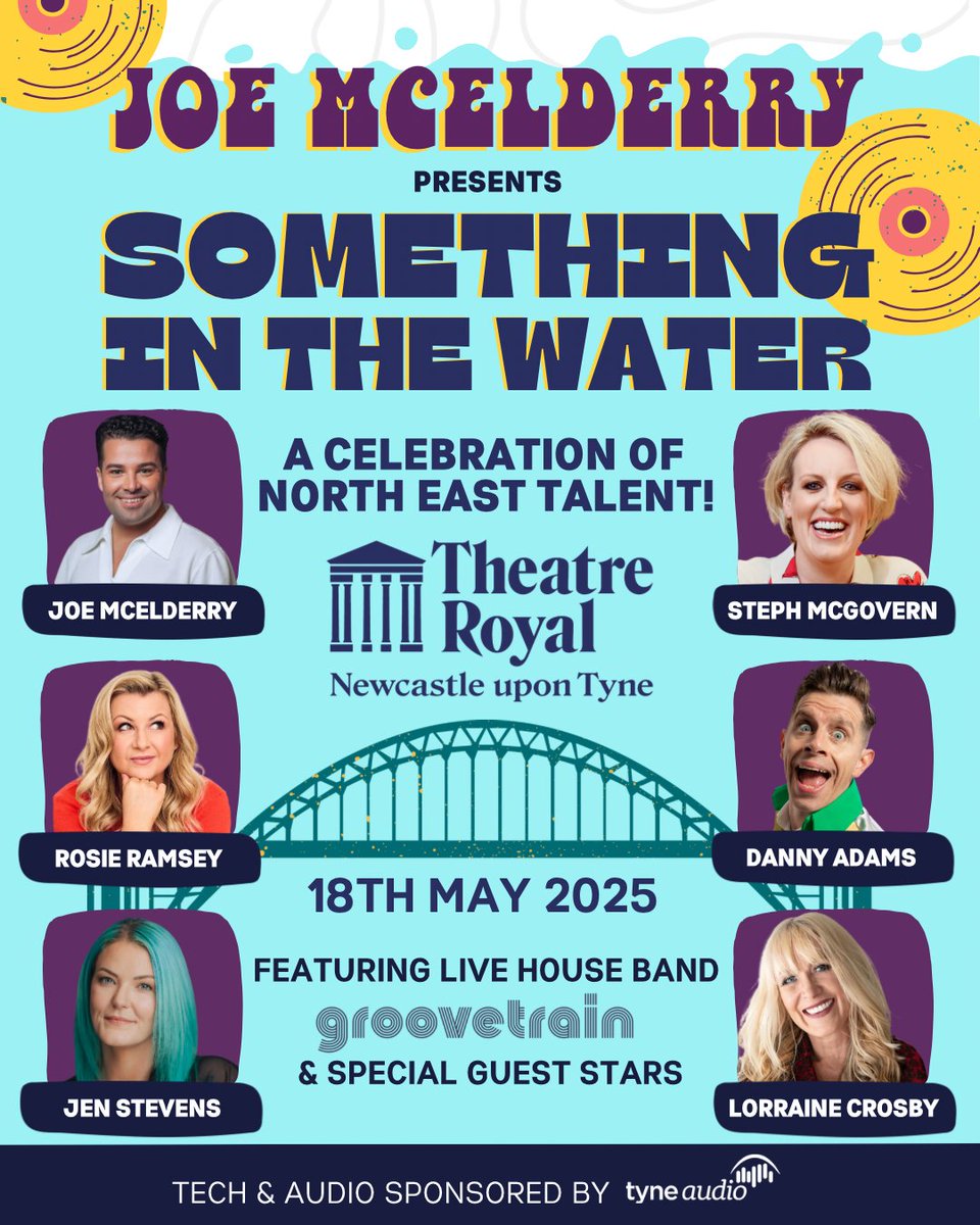 Newcastle Theatre Royal (@theatreroyalnew) on Twitter photo Don't forget - Something in the Water is on stage this Sunday! ๐
Joe McElderry and Steph McGovern host this cabaret style variety event!
Book now!
๐
Sun 18 May, 2:30pm & 7:30pm
๐๏ธ bit.ly/4hRCBMa
๐ญ <a href="/joemcelderry91/">Joe McElderry</a> Don't forget - Something in the Water is on stage this Sunday! ๐
Joe McElderry and Steph McGovern host this cabaret style variety event!
Book now!
๐
Sun 18 May, 2:30pm & 7:30pm
๐๏ธ bit.ly/4hRCBMa
๐ญ <a href="/joemcelderry91/">Joe McElderry</a>