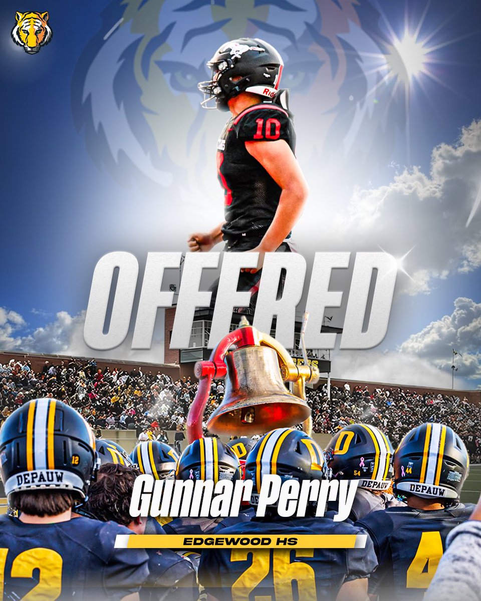 Gunnar Perry (@gunnarperry24) on Twitter photo after a great conversation with <a href="/qbdietz/">Brett Dietz</a> im blessed to receive a offer from <a href="/DePauwTigersFB/">DePauw Football</a> after a great conversation with <a href="/qbdietz/">Brett Dietz</a> im blessed to receive a offer from <a href="/DePauwTigersFB/">DePauw Football</a>