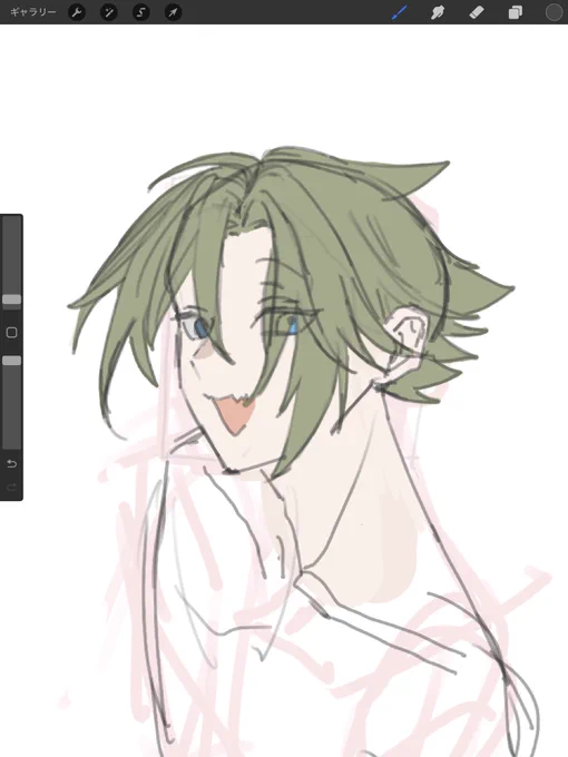 テセウスで練ってるのだが割と可愛い顔に描けてるんじゃないか?