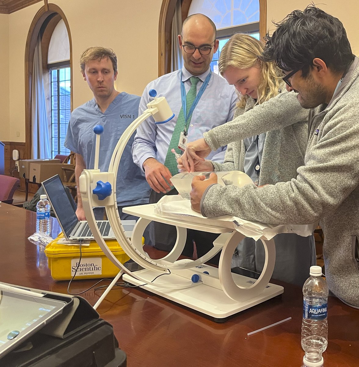Yale Urology (@yale_urology) on Twitter photo During a recent skills lab on stone treatments, our #urology residents practiced everything from a flexible ureteroscopy to PCNL's with different access methods.
Thanks for putting on a great event, <a href="/DrMotamedinia/">Piruz Motamedinia</a>, Fellow Ganesh Sanekommu, MD, and <a href="/bsc_urology/">Boston Scientific Urology</a>.
#alwayslearning During a recent skills lab on stone treatments, our #urology residents practiced everything from a flexible ureteroscopy to PCNL's with different access methods.
Thanks for putting on a great event, <a href="/DrMotamedinia/">Piruz Motamedinia</a>, Fellow Ganesh Sanekommu, MD, and <a href="/bsc_urology/">Boston Scientific Urology</a>.
#alwayslearning
