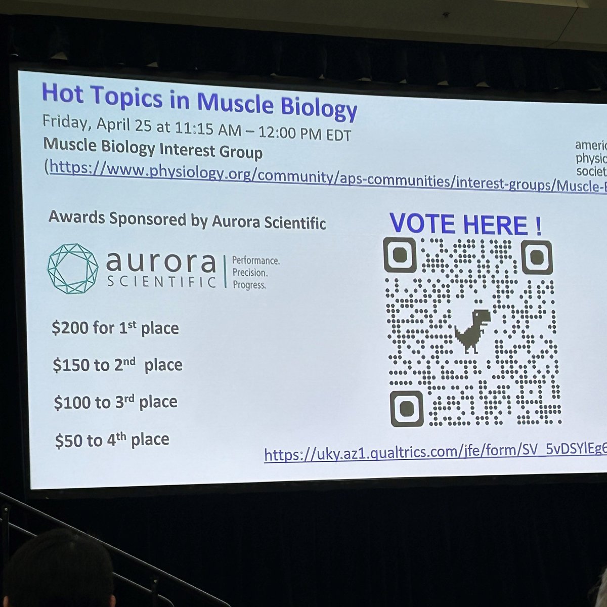 UF Myology Institute (@ufmyology) on Twitter photo Congratulations to Keon Wimberly, PhD, Postdoctoral Associate in the <a href="/TerenceRyan_PhD/">Terence Ryan</a> lab for winning second place for his oral presentation in the “Hot Topics in Muscle Biology” session at the 2025 APS Summit <a href="/APSPhysiology/">American Physiological Society</a>!! Special thanks to award sponsor <a href="/AuroraSci/">Aurora Scientific</a>! Congratulations to Keon Wimberly, PhD, Postdoctoral Associate in the <a href="/TerenceRyan_PhD/">Terence Ryan</a> lab for winning second place for his oral presentation in the “Hot Topics in Muscle Biology” session at the 2025 APS Summit <a href="/APSPhysiology/">American Physiological Society</a>!! Special thanks to award sponsor <a href="/AuroraSci/">Aurora Scientific</a>!