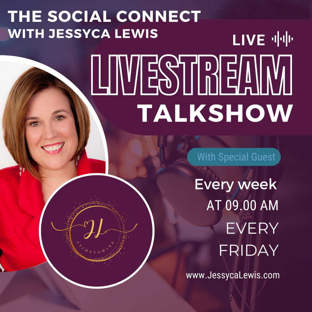 Jessyca Lewis (@jessycalewis) on Twitter photo It's #Timetowine with <a href="/JessycaLewis/">Jessyca Lewis</a>
Tune in every Friday at 9 AM for a brand new episode.🎥✨ We’ve got 52 episodes packed with inspiring interviews, engaging conversations, and fresh content just for you. Don’t miss out—set your reminders and join us each week! 🚀 It's #Timetowine with <a href="/JessycaLewis/">Jessyca Lewis</a>
Tune in every Friday at 9 AM for a brand new episode.🎥✨ We’ve got 52 episodes packed with inspiring interviews, engaging conversations, and fresh content just for you. Don’t miss out—set your reminders and join us each week! 🚀