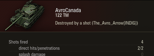 AvroArrowGaming's tweet photo. I took no pleasure in that kill,
#WorldOfTanks #Canada #Avroarrow https://t.co/nCwlCA9YmU