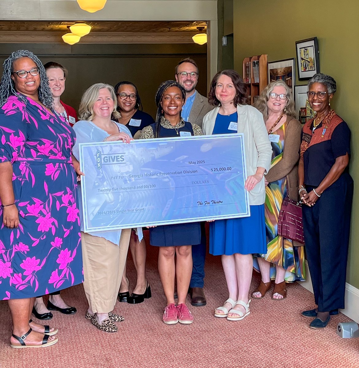 DCA's Historic Preservation Division celebrated receiving its Fox Gives grant. This grant will fund the Chitlin Circuit Heritage Trail Project which includes the development of education materials for potential trail site destinations. Read about it here: ow.ly/T4FG50VTSqc
