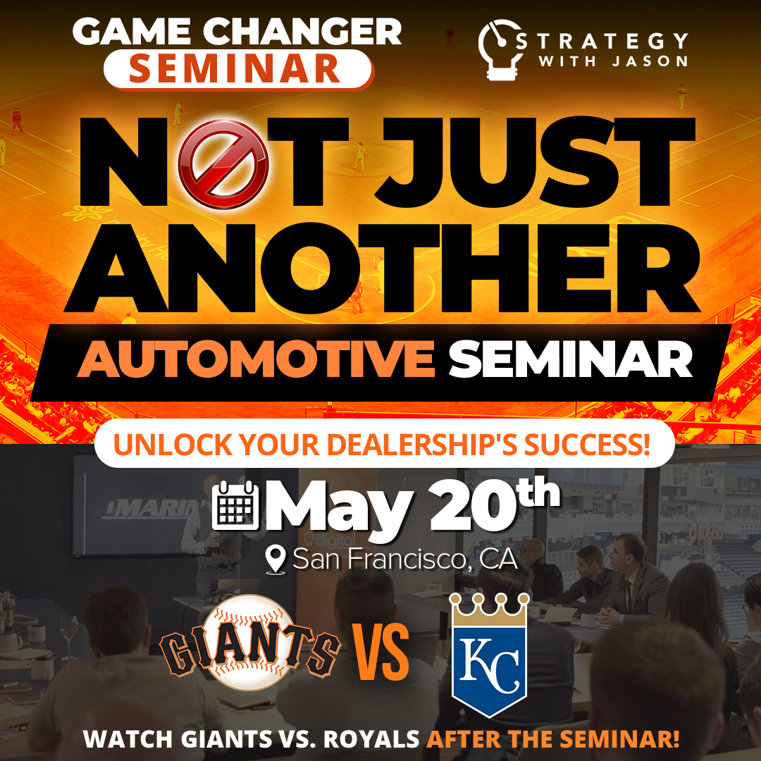 🚨 This Isn’t Just Another Boring Automotive Seminar - it’s your playbook for success in 2025. 

⚡ Hit a home run for your dealership by signing up now!  thegamechangerseminar.com
