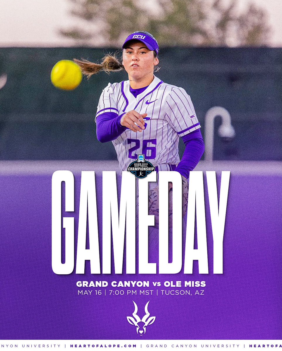 .<a href="/GCU_Softball/">GCU Softball</a> 🤝 #RoadToWCWS

Good luck today, <a href="/GCU_Softball/">GCU Softball</a>!! #LopesUp